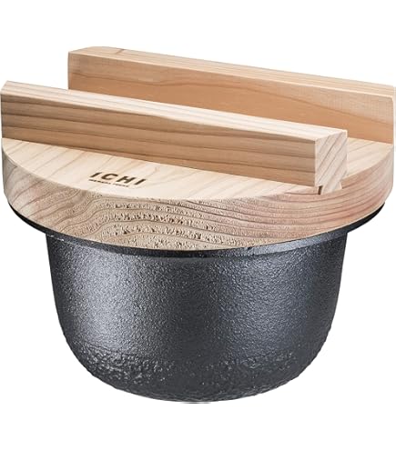 Amazon.co.jp: スズ木,萬古焼 羽釜 ごはん鍋 三合炊き (しゃもじ・敷板